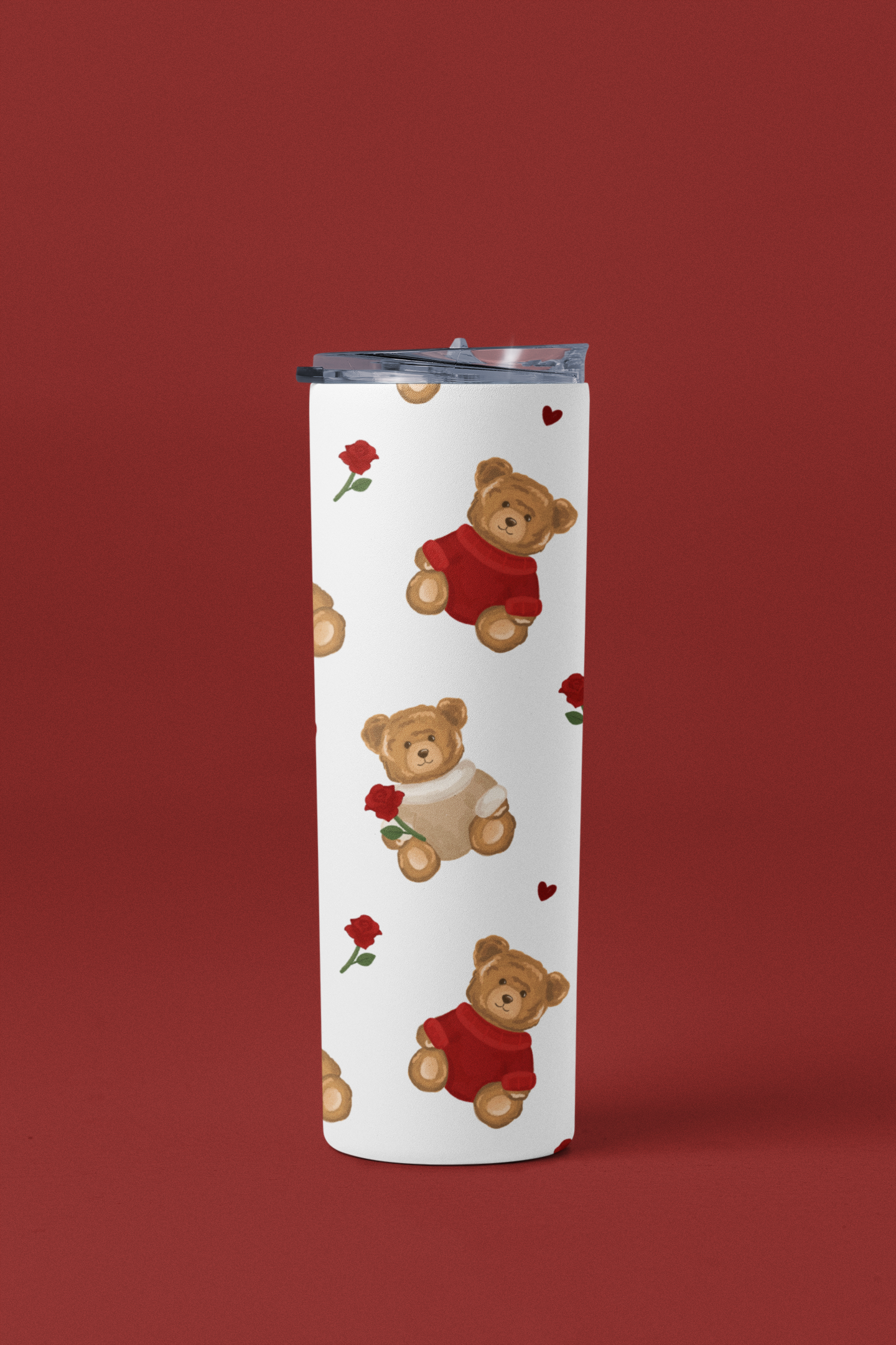 Valentines Teddy Bear Tumbler