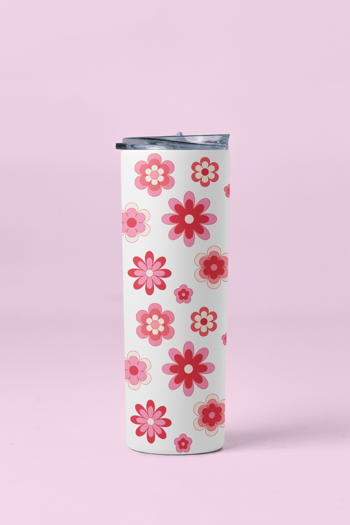 Retro Flowers Tumbler