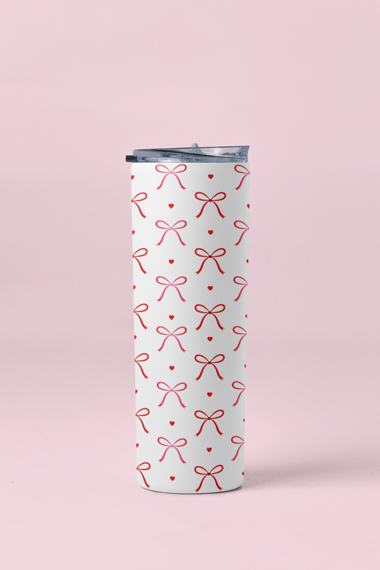 Dainty Valentines Bows Tumbler