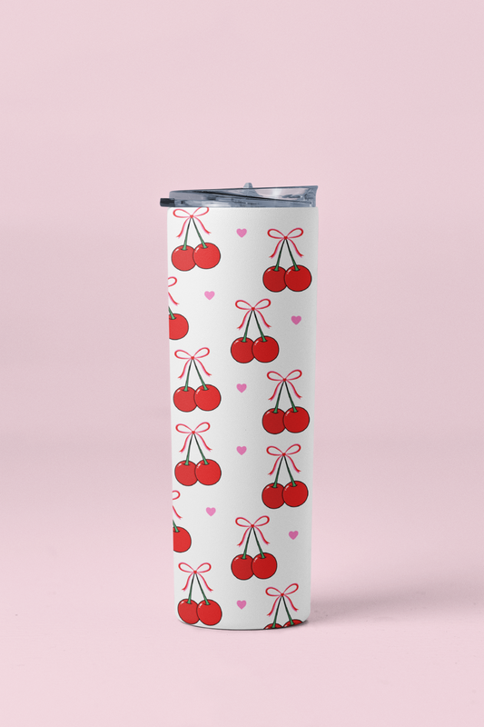 Cherry Hearts Tumbler