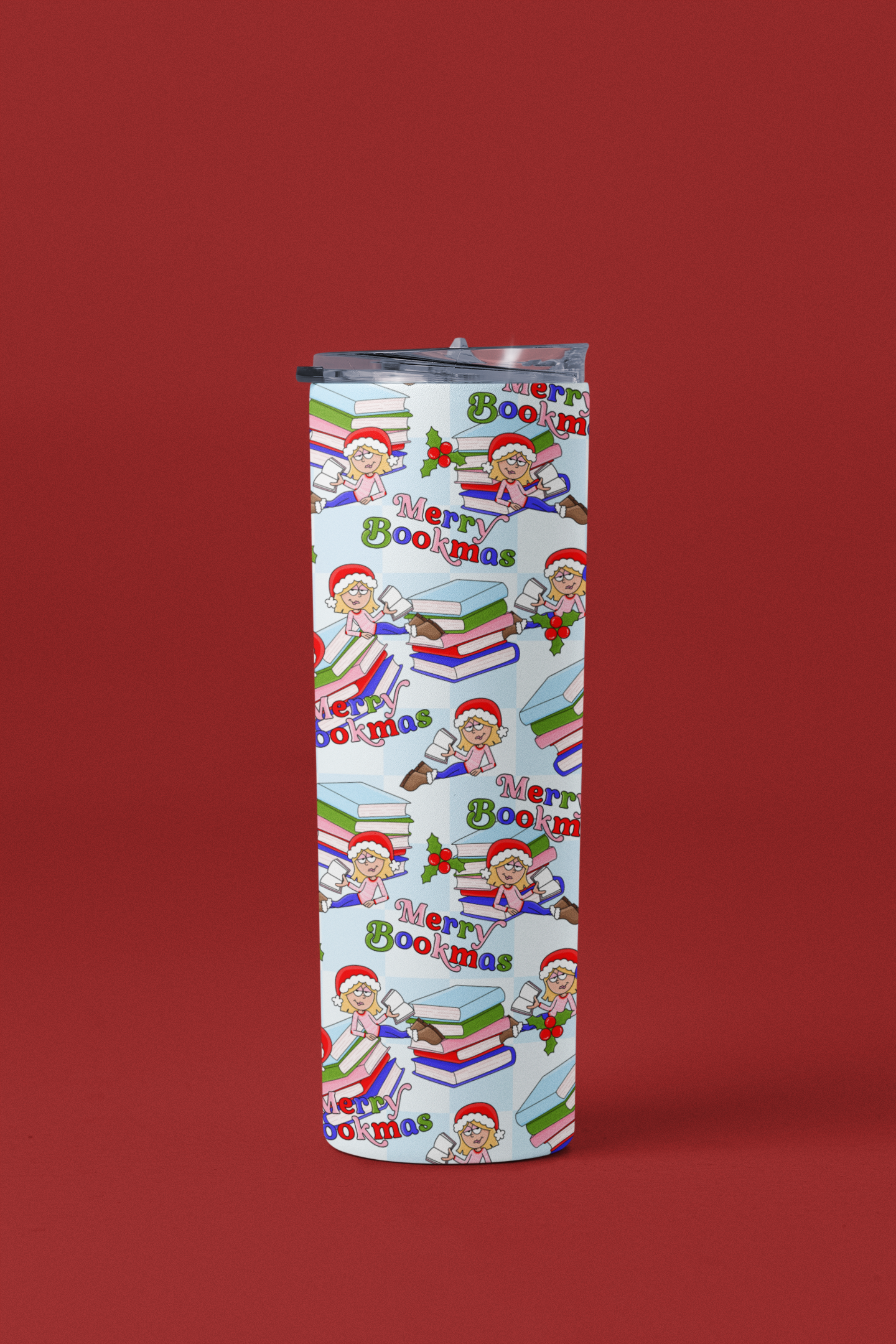 Merry Bookmas Lizzie Tumbler
