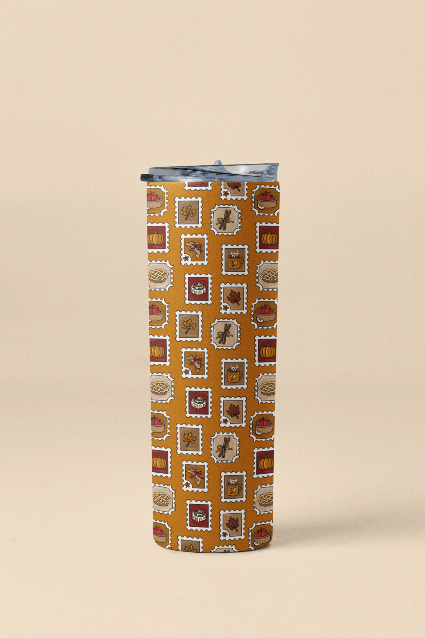Fall Stamps Tumbler