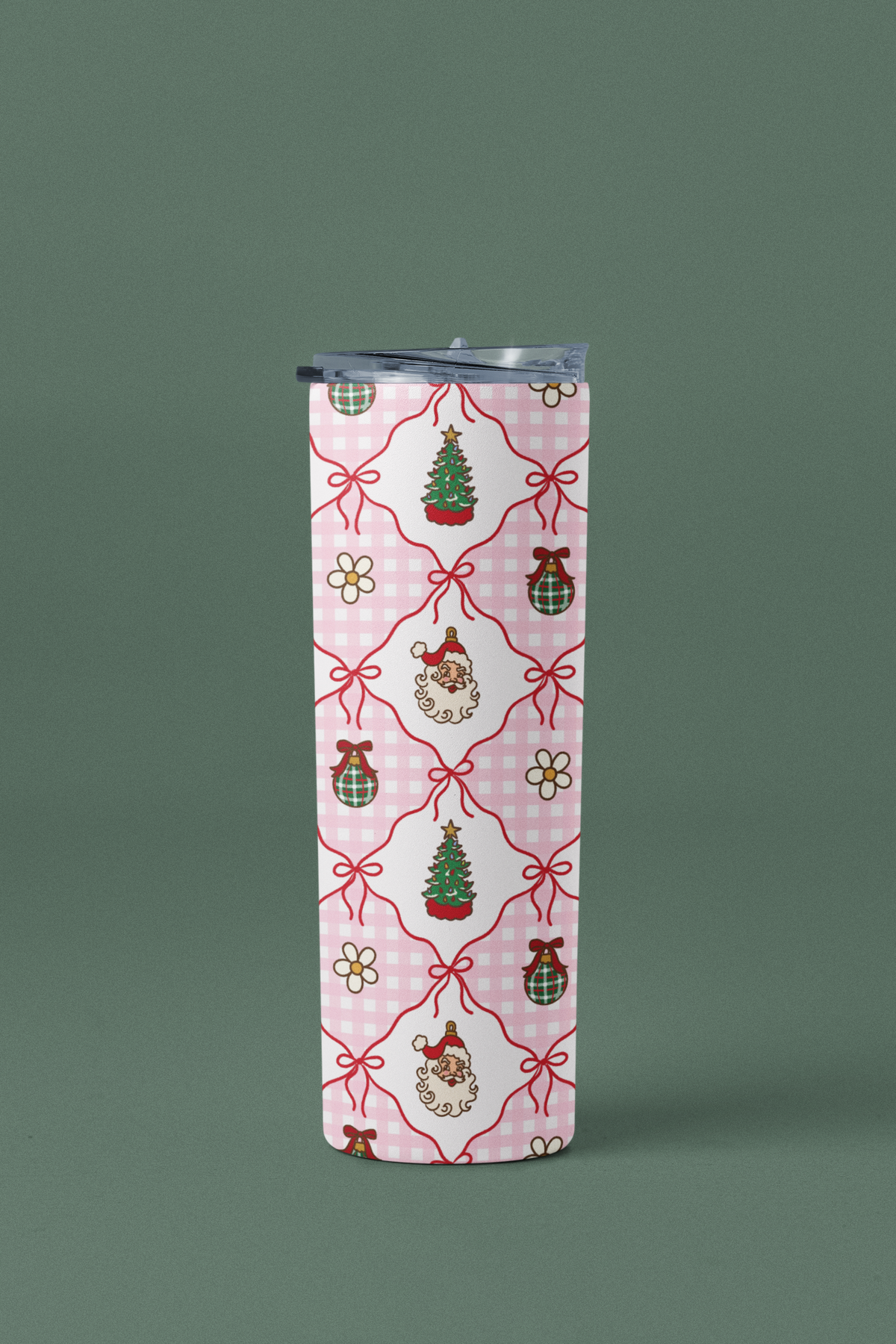 Vintage Holiday Tumbler