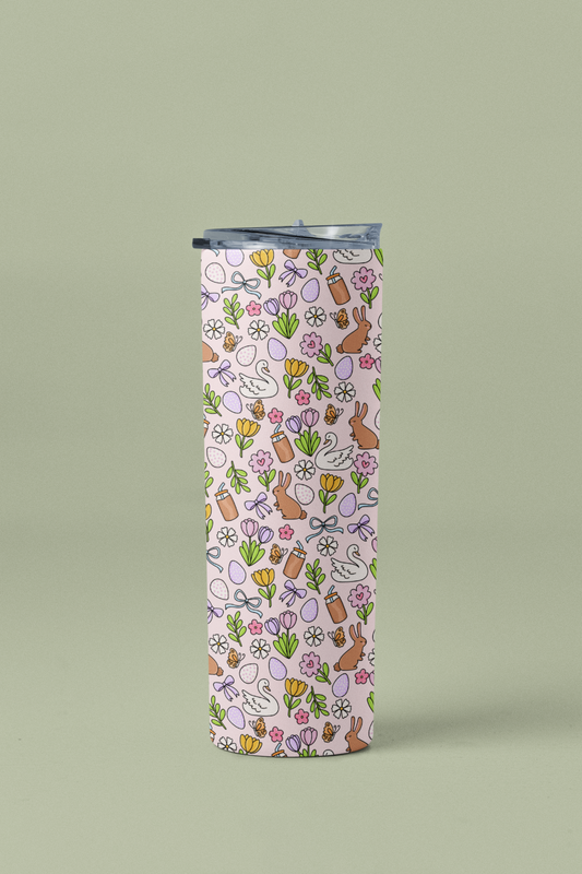 Spring Iced Coffee Hunt Tumbler