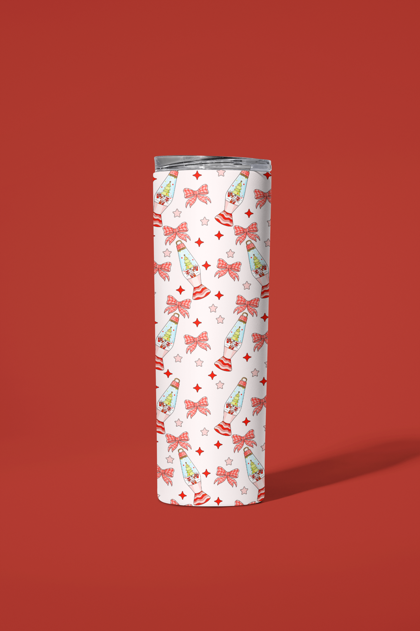Christmas Lava Lamp Tumbler or Flask
