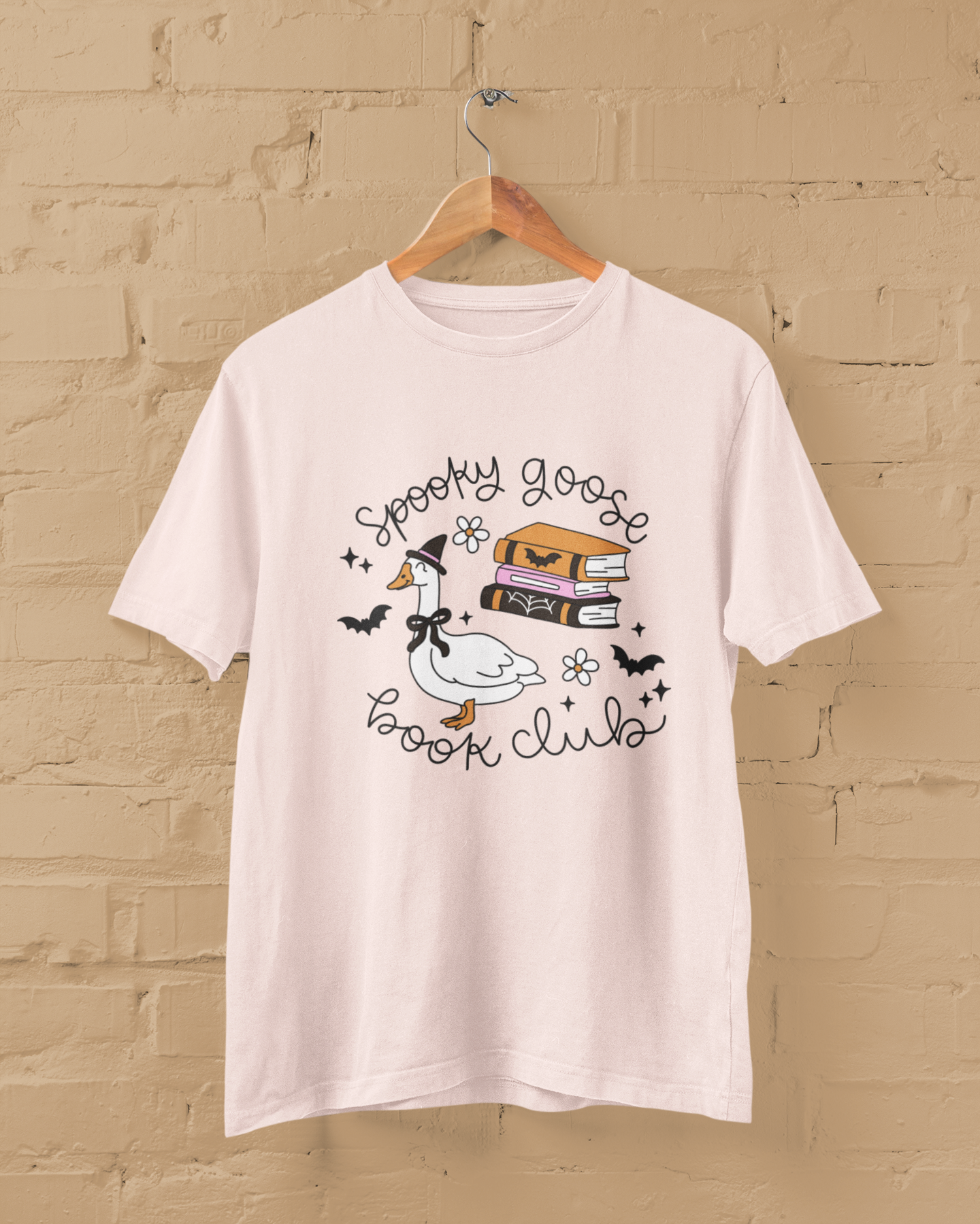 Spooky Goose Book Club Graphic Top