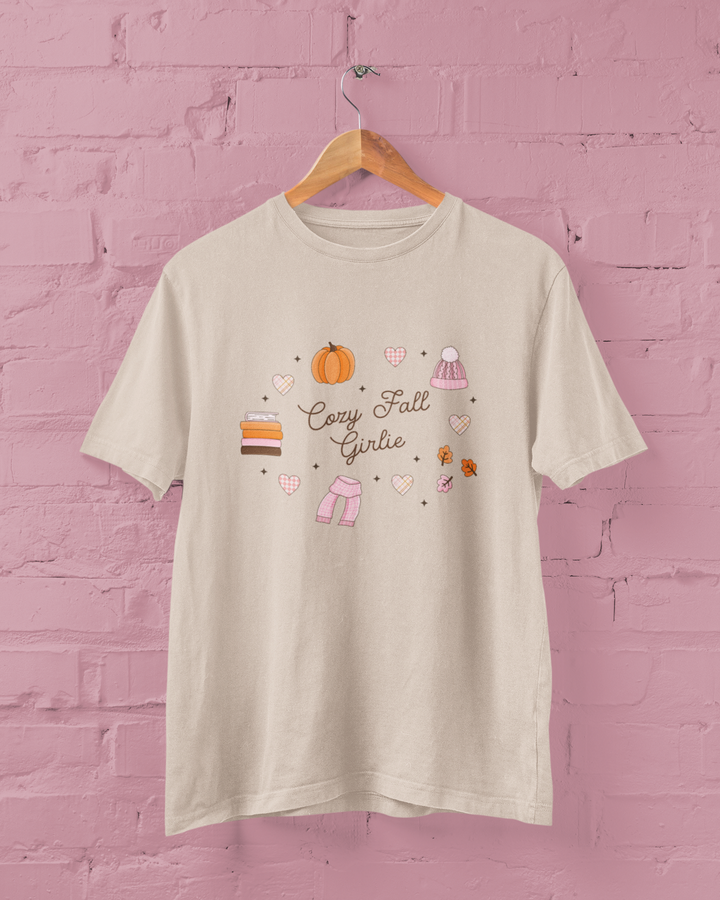 Cozy Fall Girlie Graphic Top