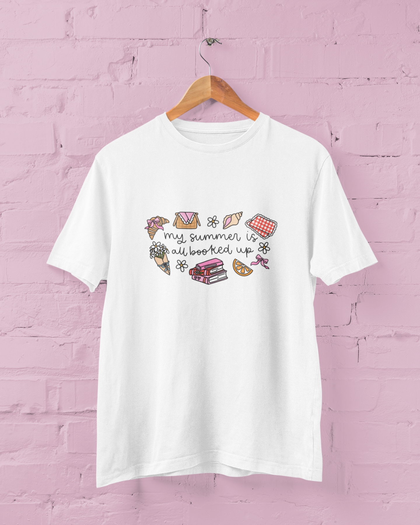 My Summer Is All Booked Up Graphic Top