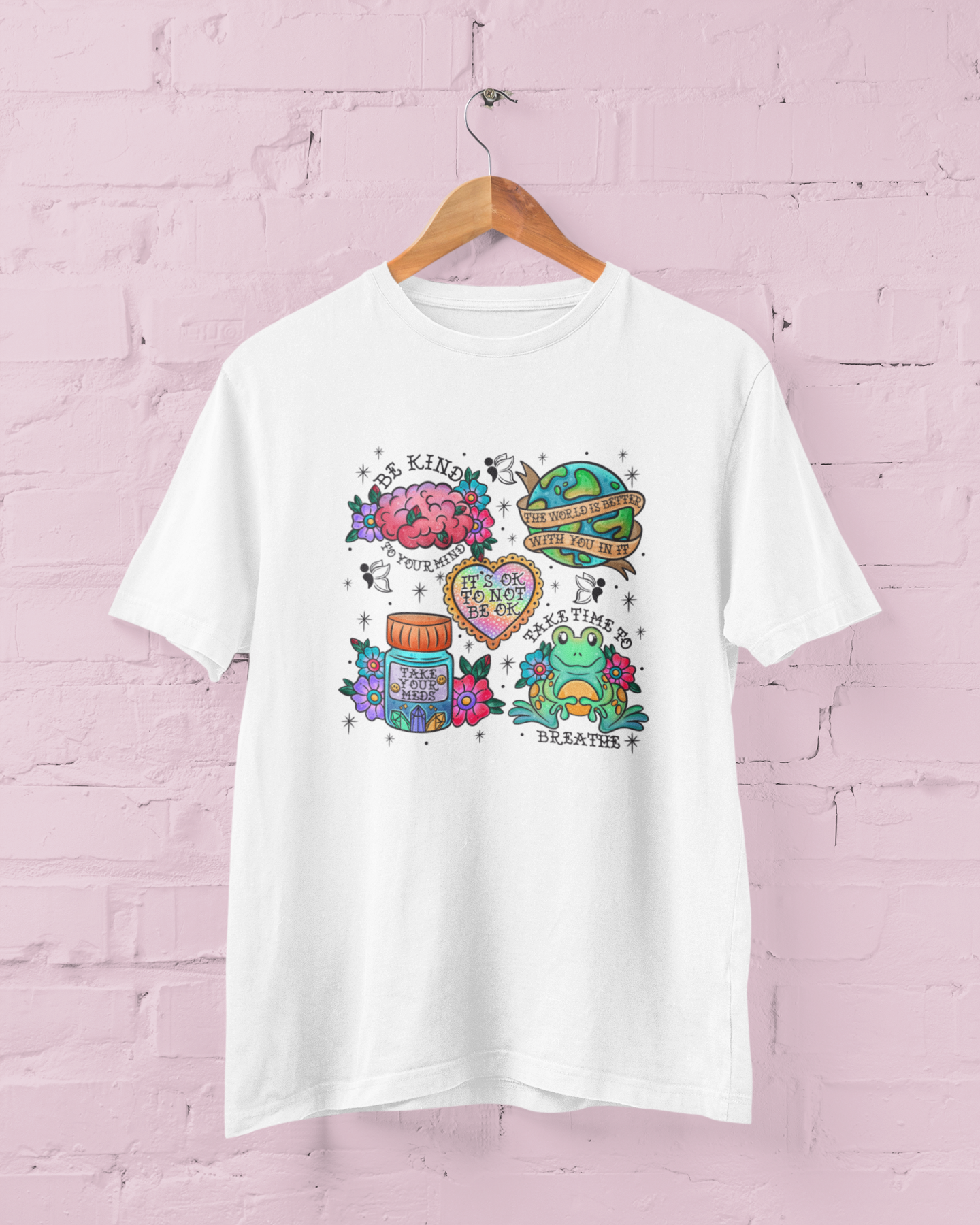 Mental Health Tattoos Graphic Top