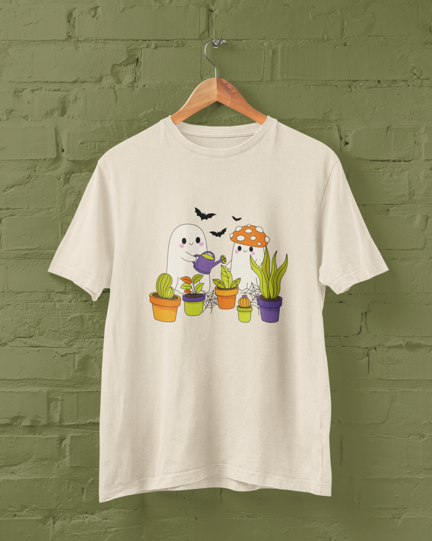 Ghost & Plants Graphic Top