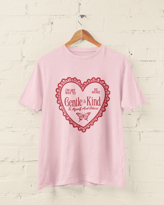 OMW To Be More Gentle & Kind To Myself and Others Graphic Top