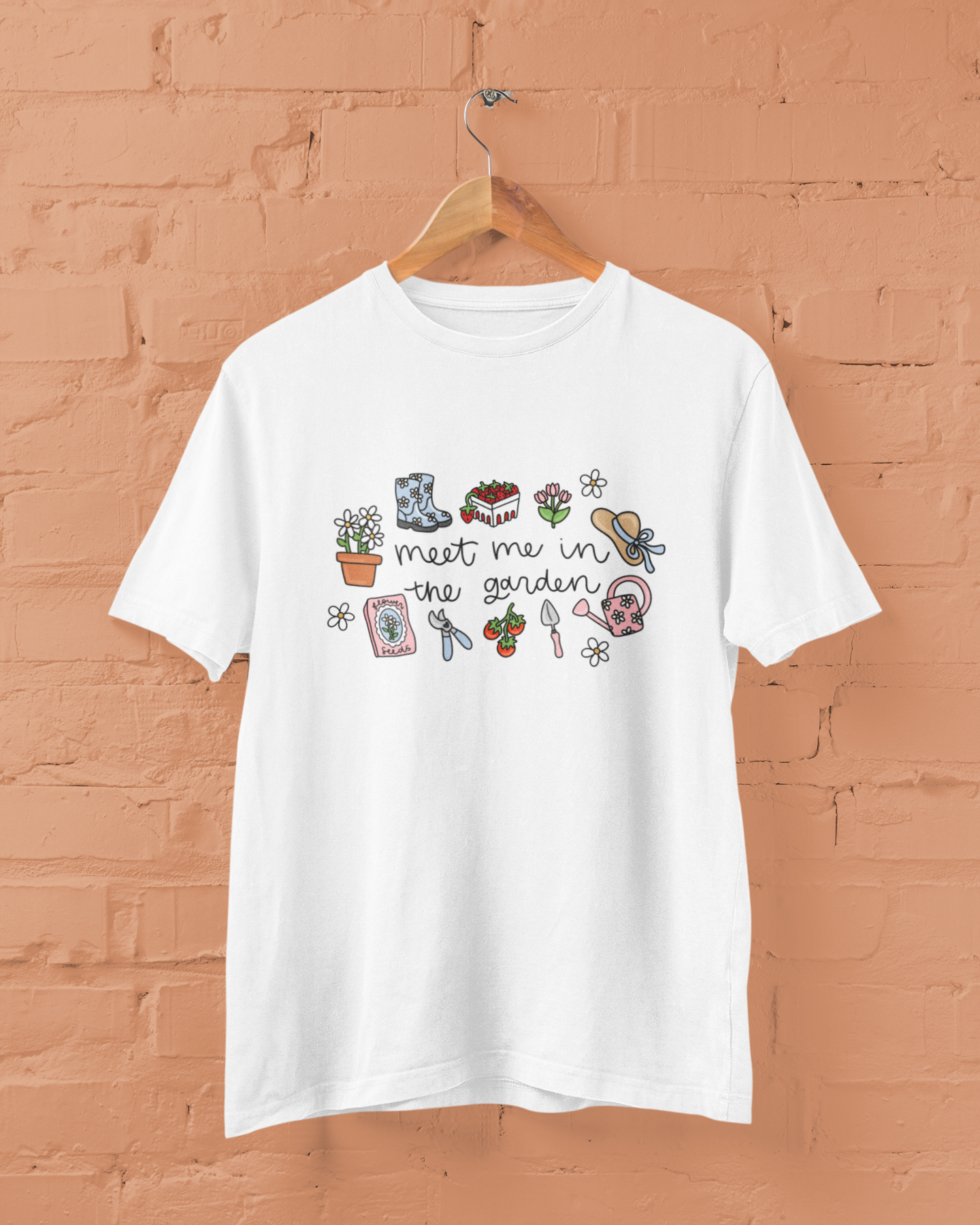 Meet Me In The Garden Graphic Top