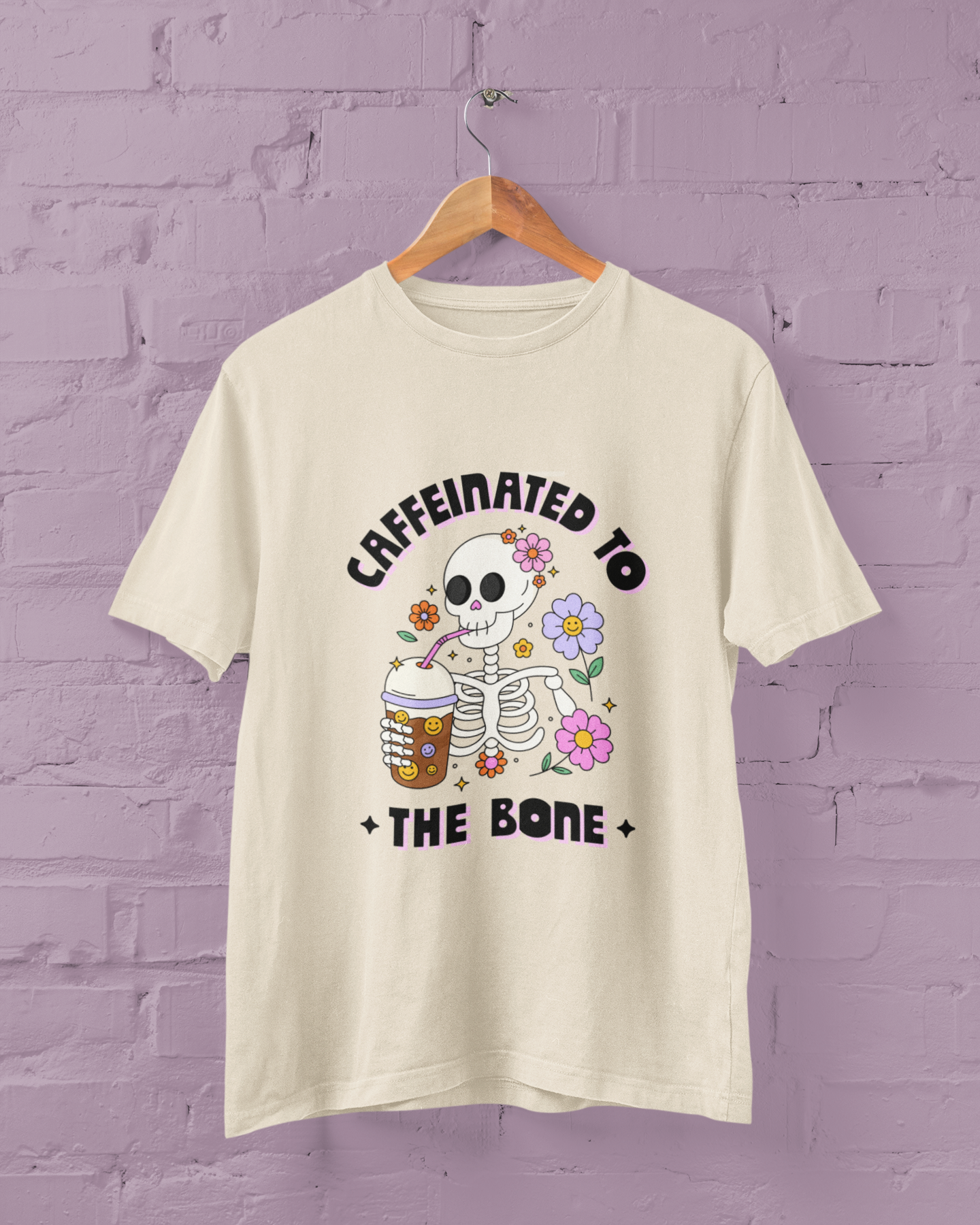 Caffeinated To The Bone Graphic Top