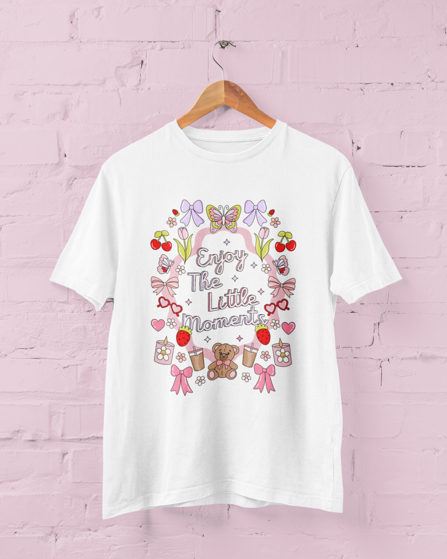 Enjoy The Little Moments Graphic Top