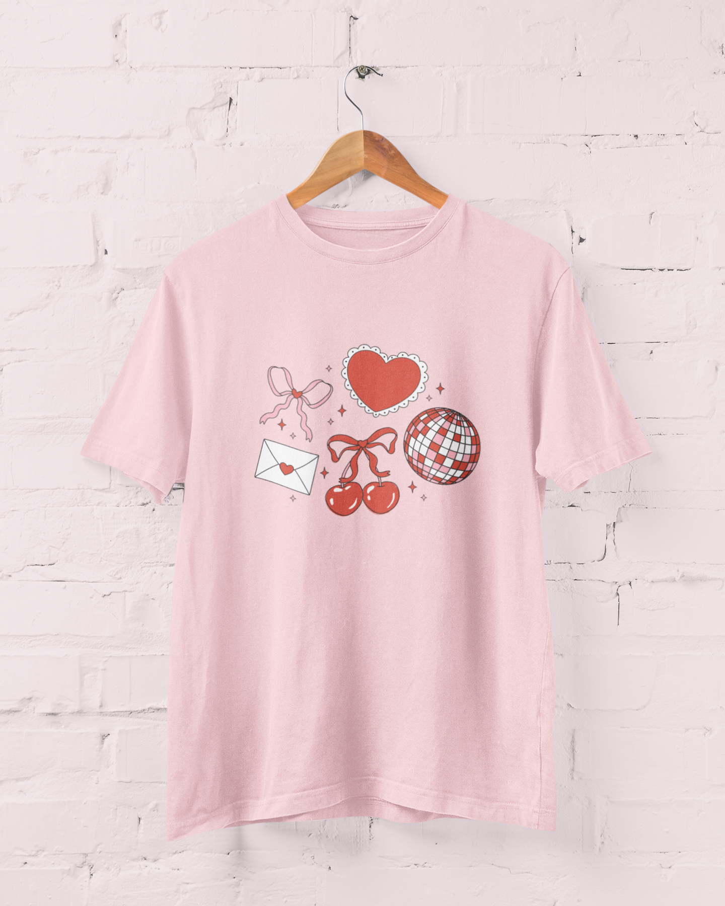 Coquette Jumble Graphic Top
