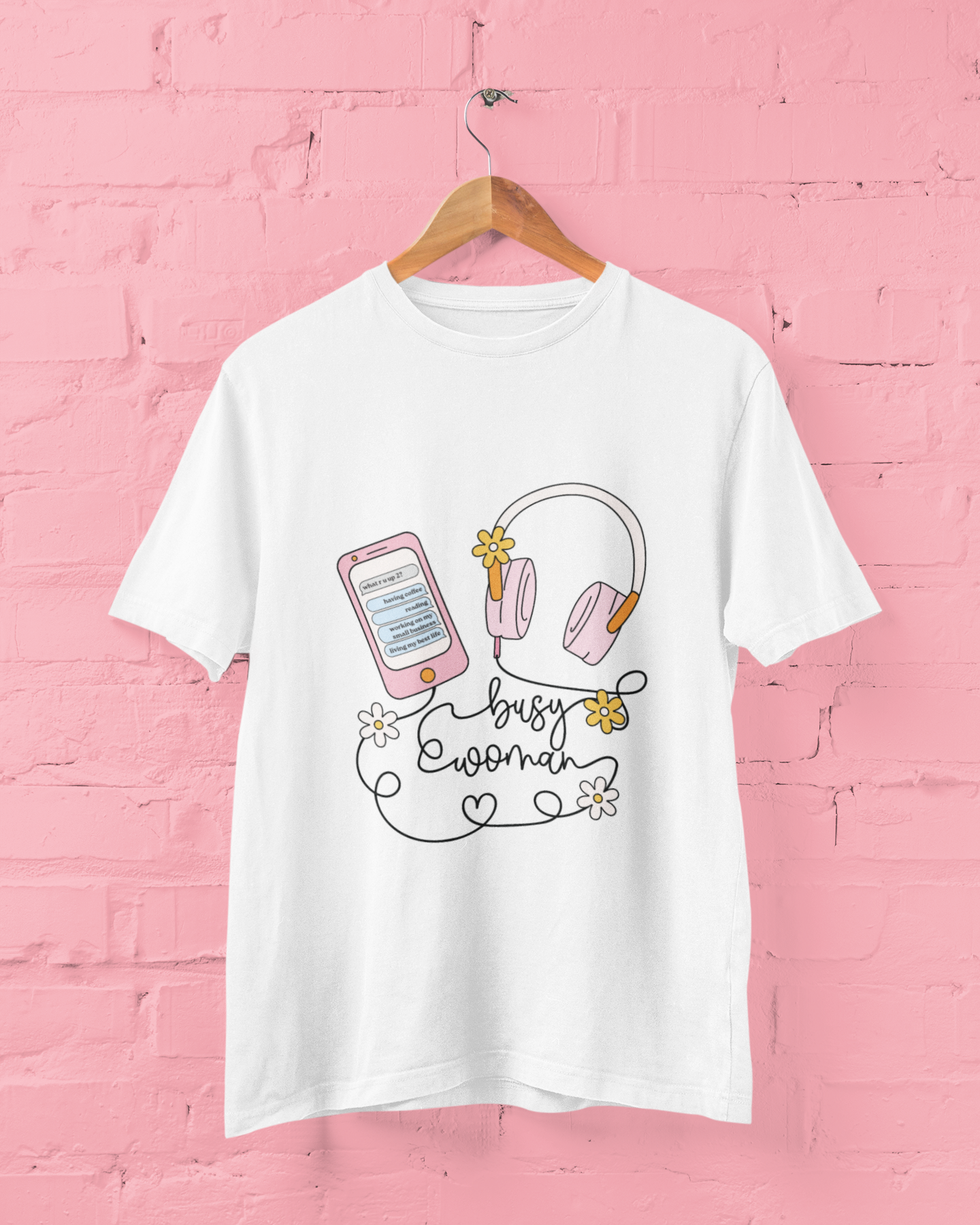 Busy Woman Graphic Top
