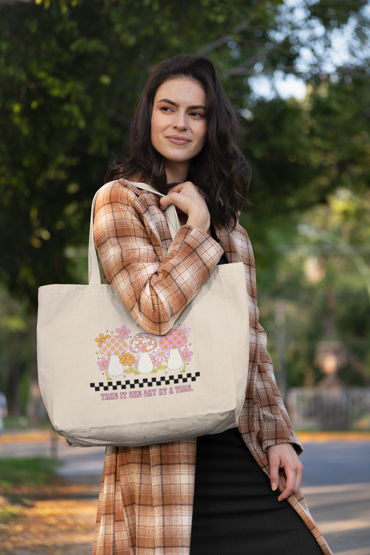 Take It One Day At A Time Tote Bag