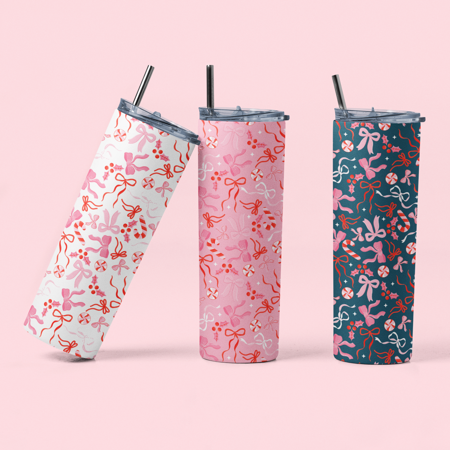 Christmas Bows Tumbler