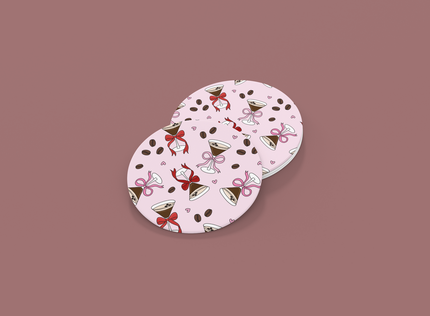 Espresso Martini | Set of 2 | Coasters