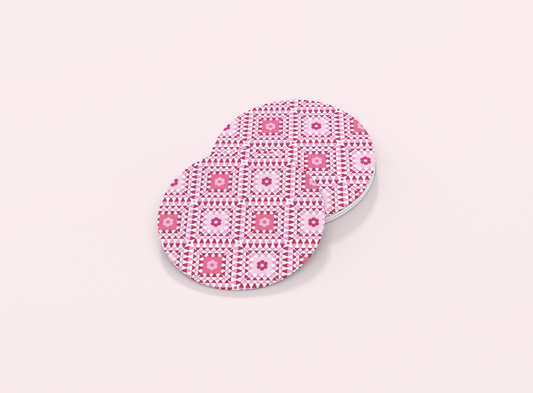 Granny Squares | Set of 2 | Coasters