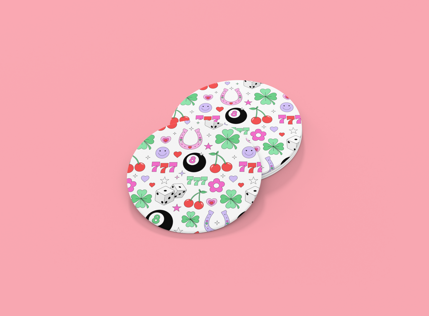 Just My Luck | Set of 2 | Coasters