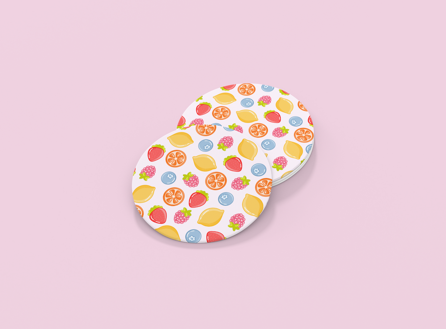 Fruit Picnic | Set Of 2 | Coaster