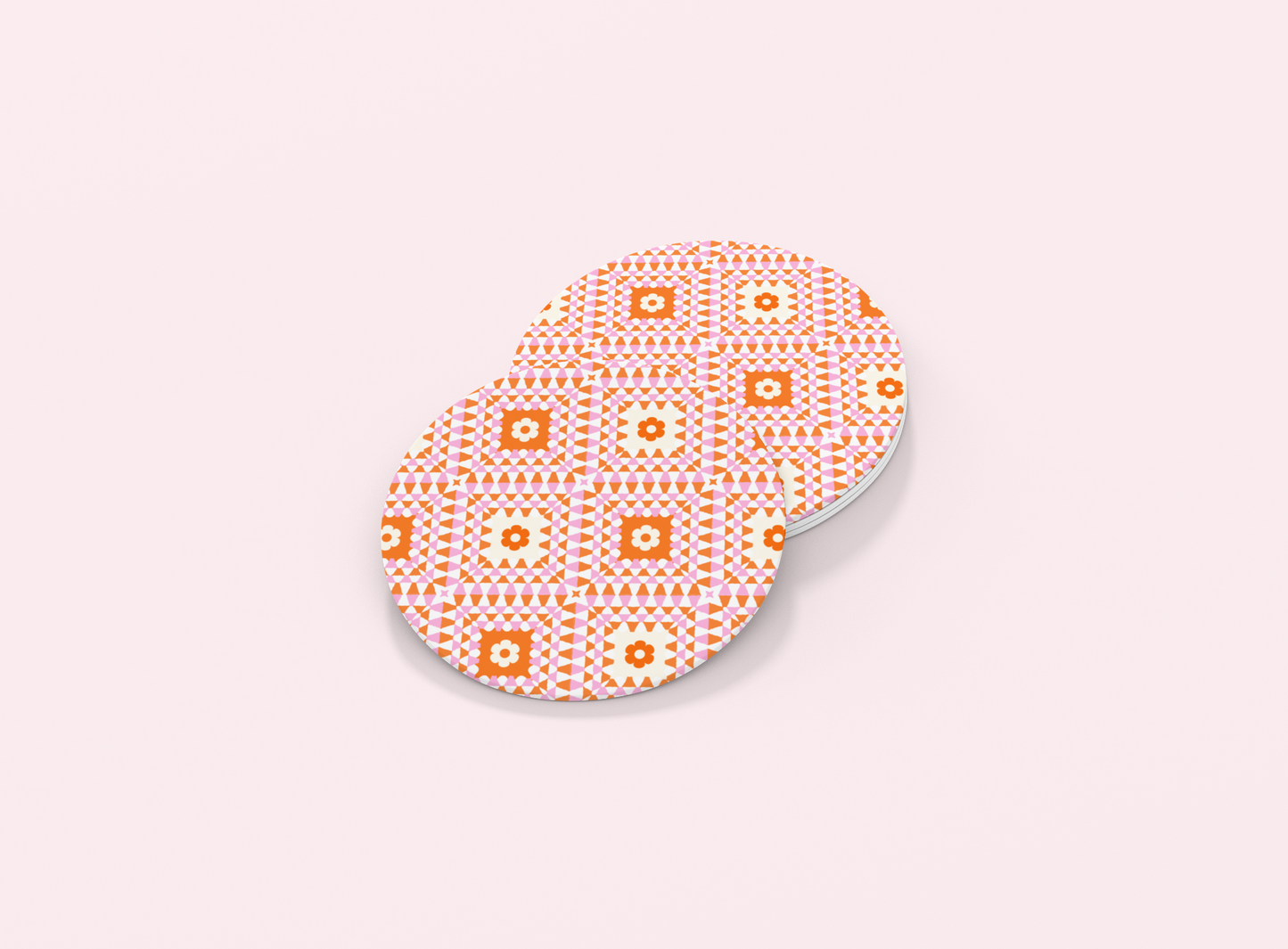 Granny Squares | Set of 2 | Coasters