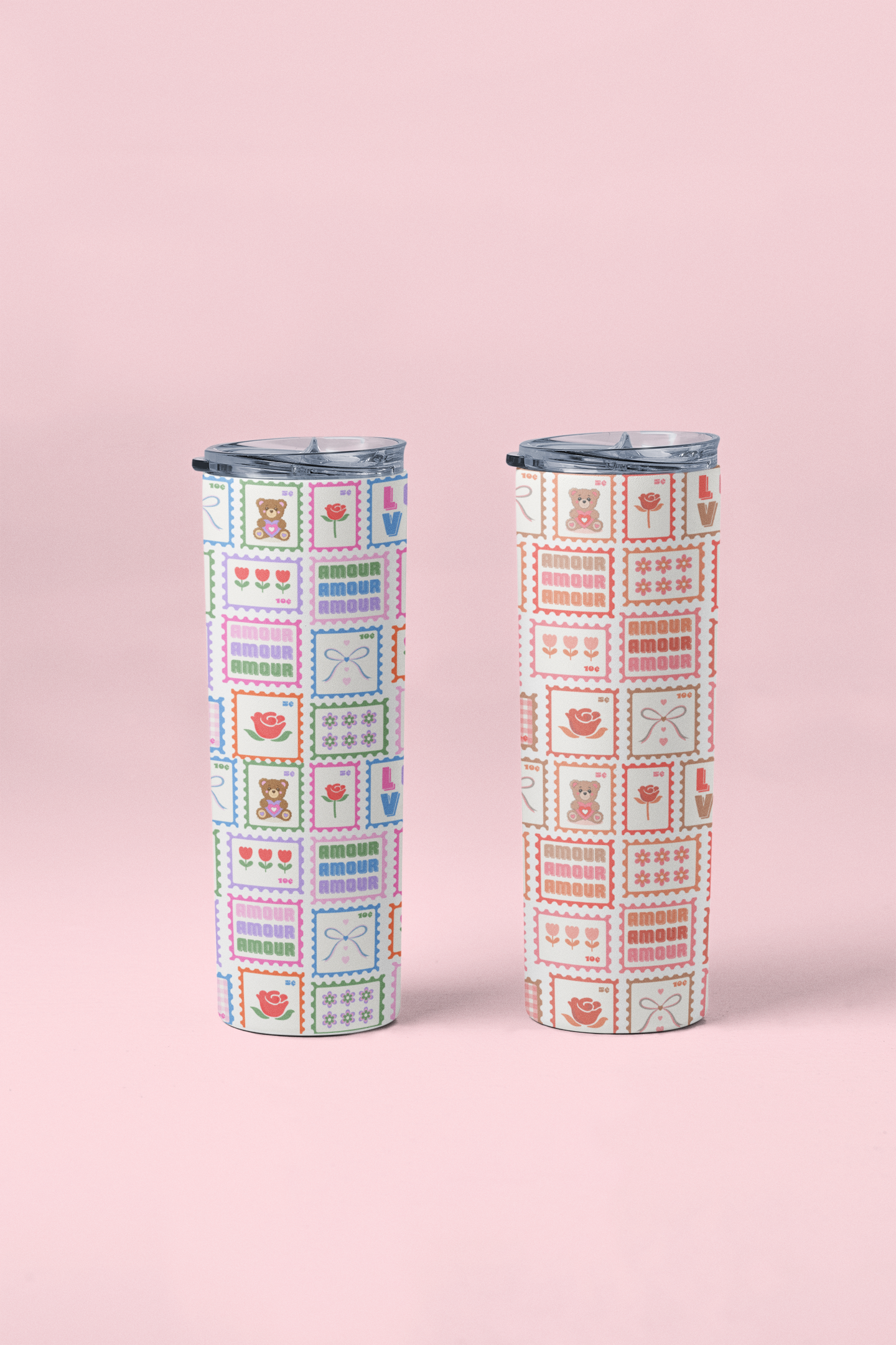 Love Stamps Tumbler
