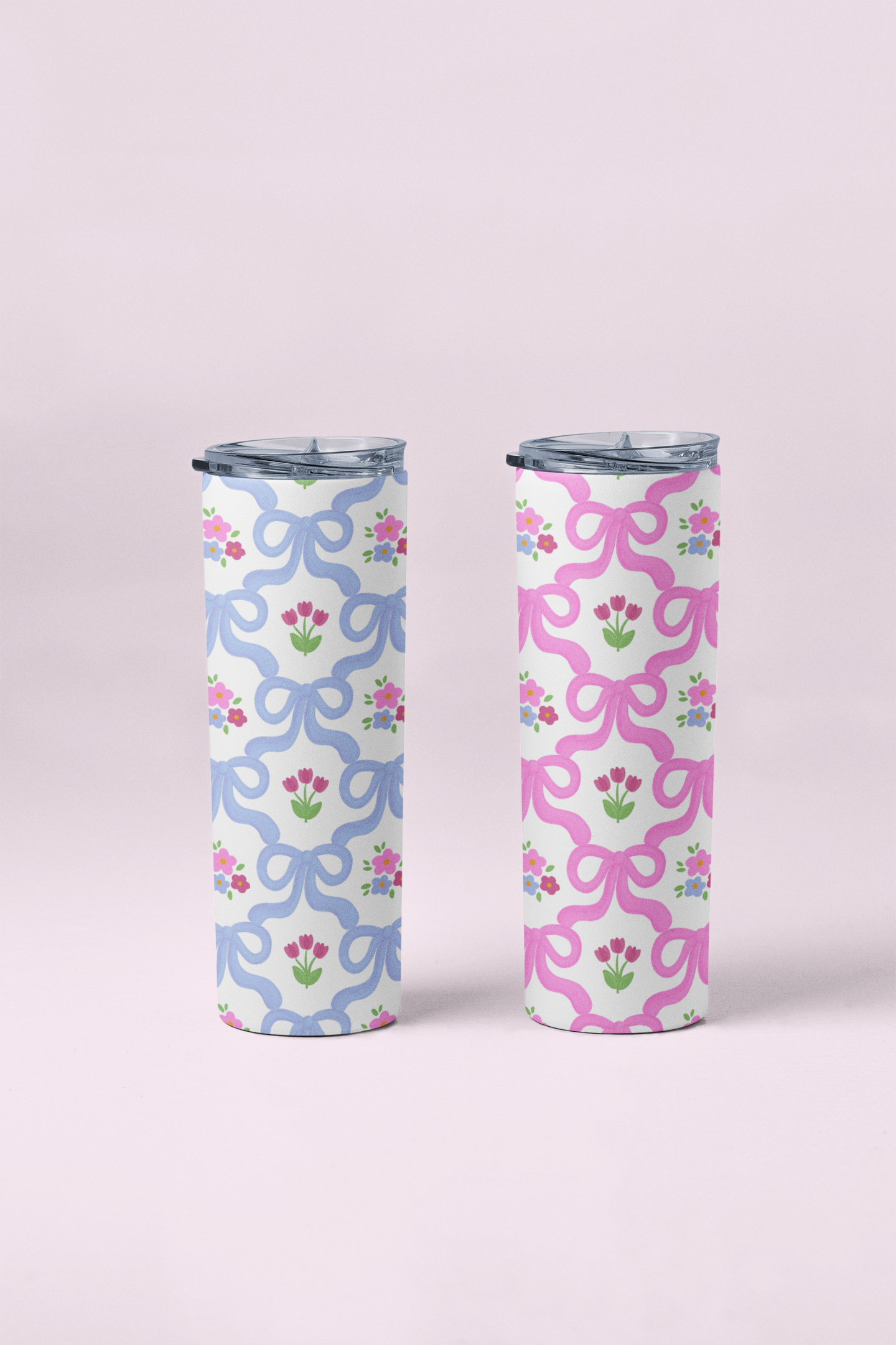 Floral Bows Tumbler