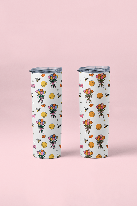 Flowers & Bees Tumbler