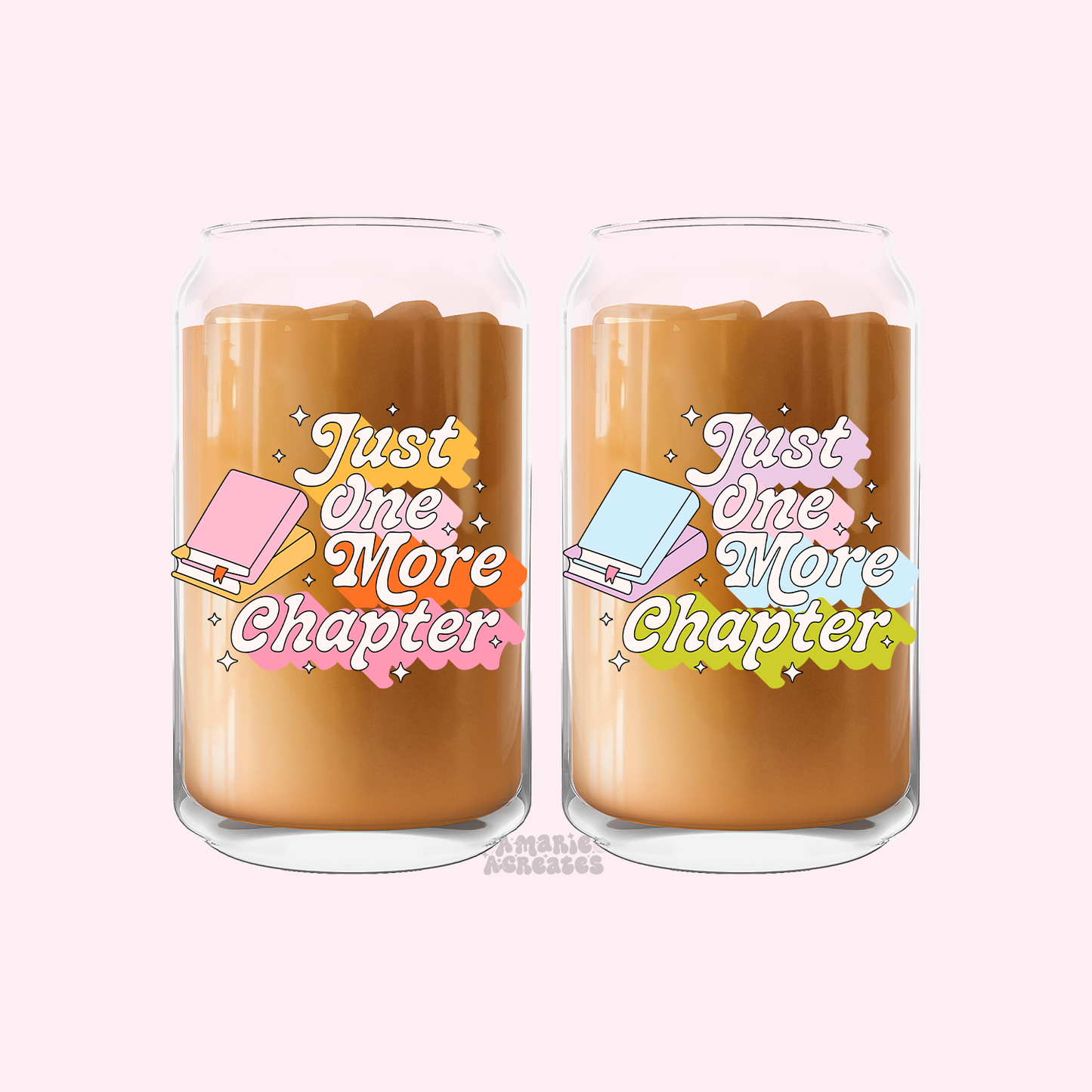 One More Chapter Glass Cup