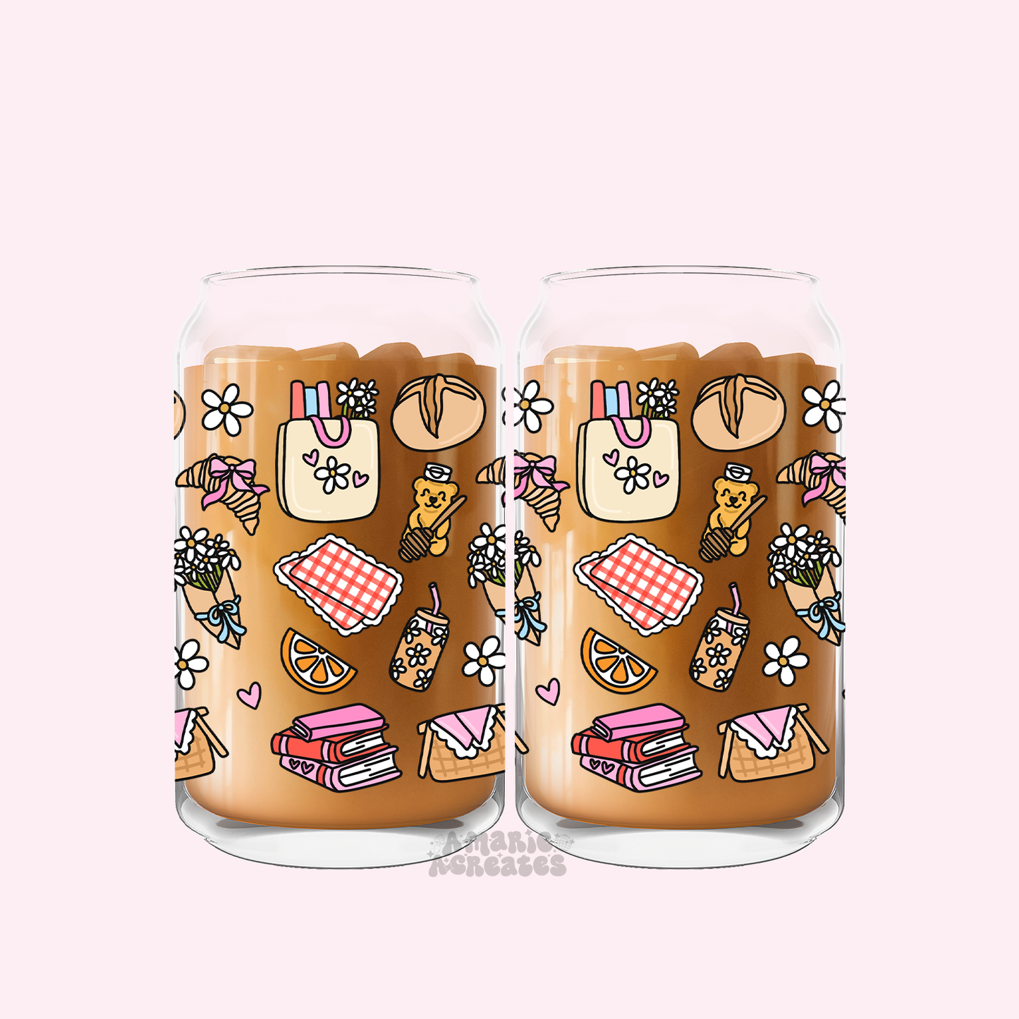 Picnic Day Glass Cup