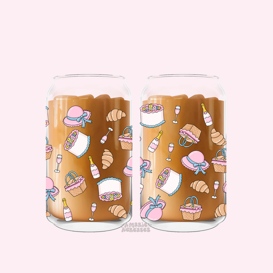 Picnic & Cakes Glass Cup