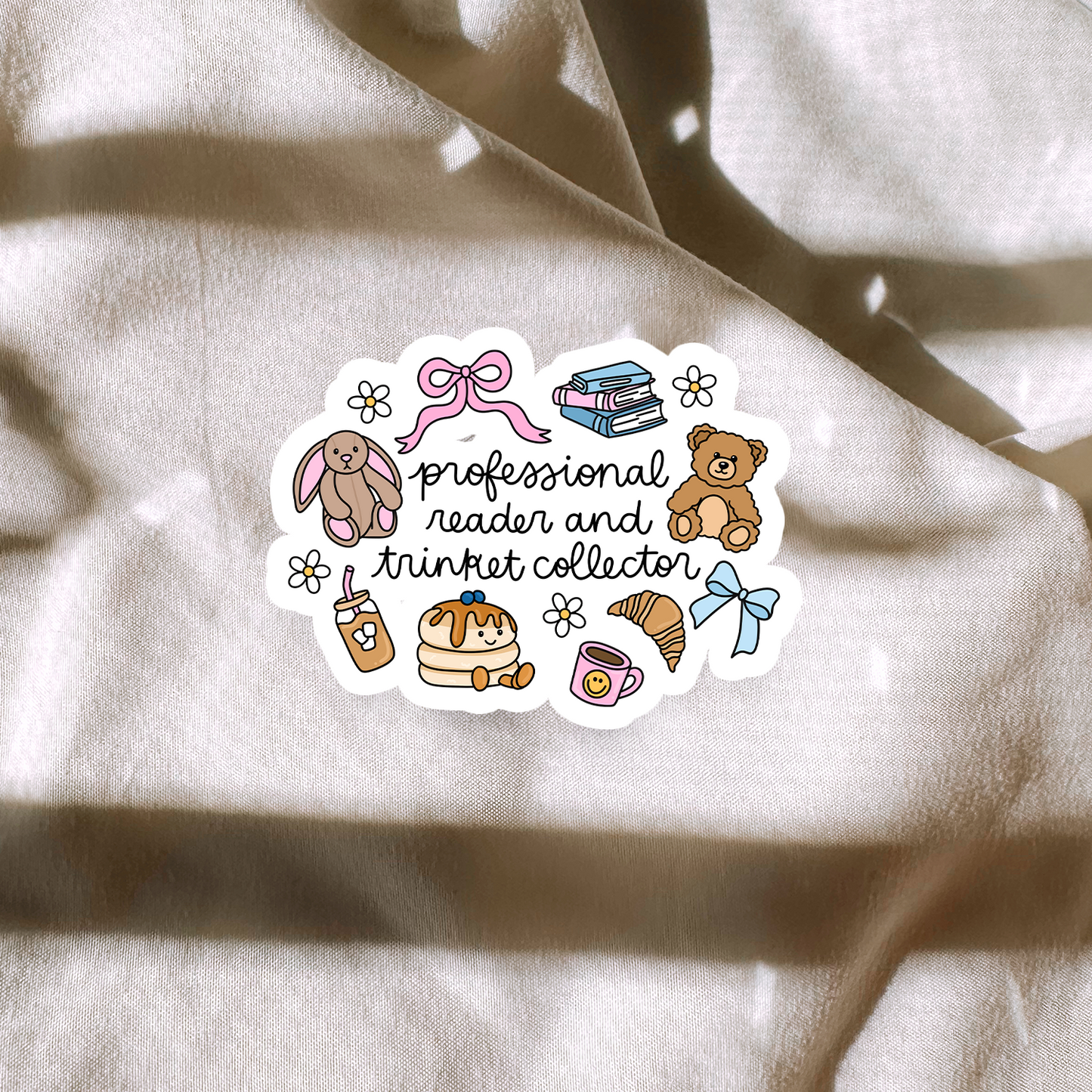 Professional Reader & Trinket Collector Sticker