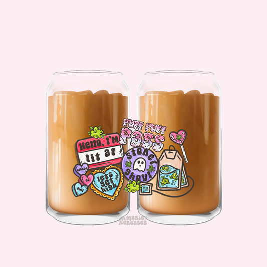 Puff Puff Pass Glass Cup