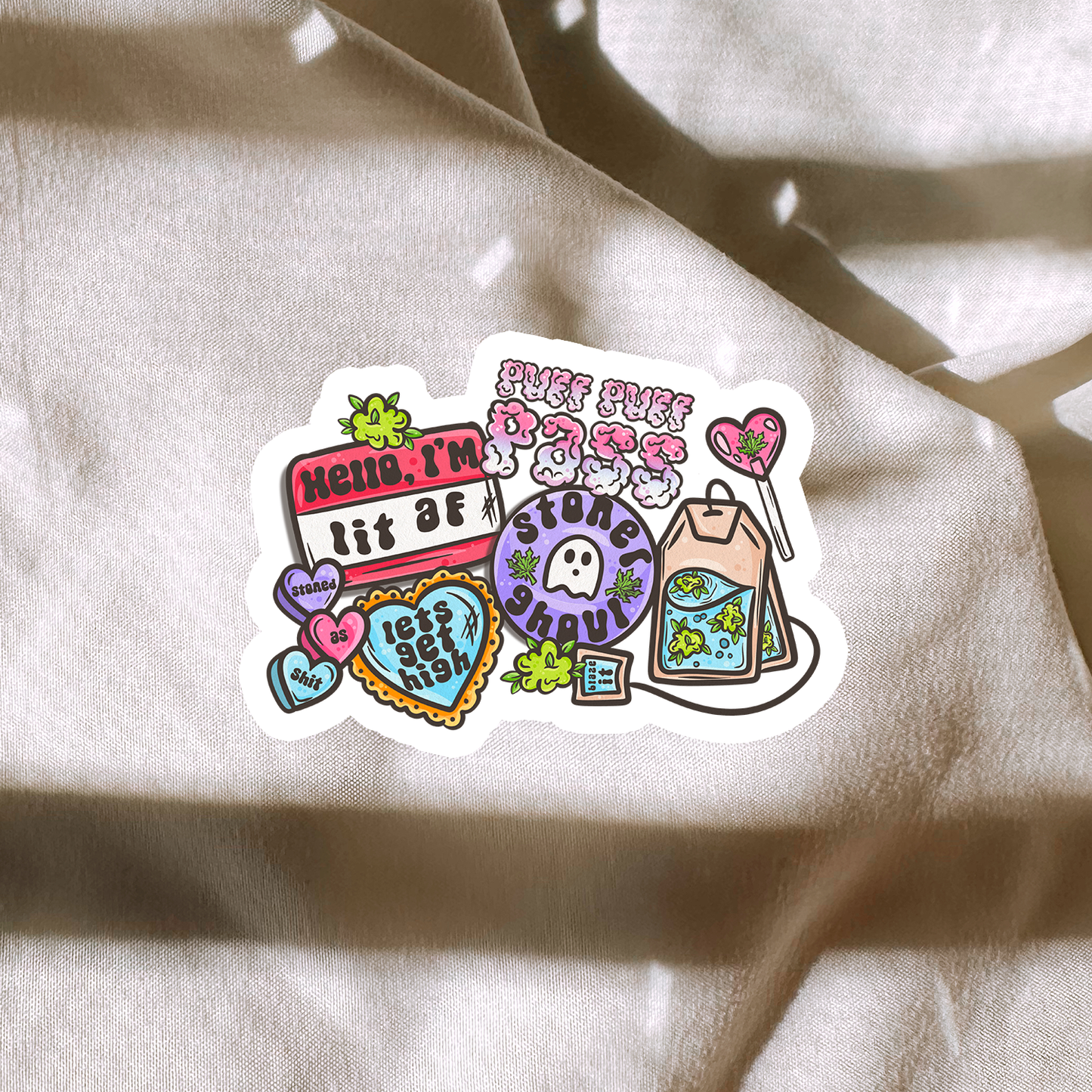 Puff Puff Pass Sticker