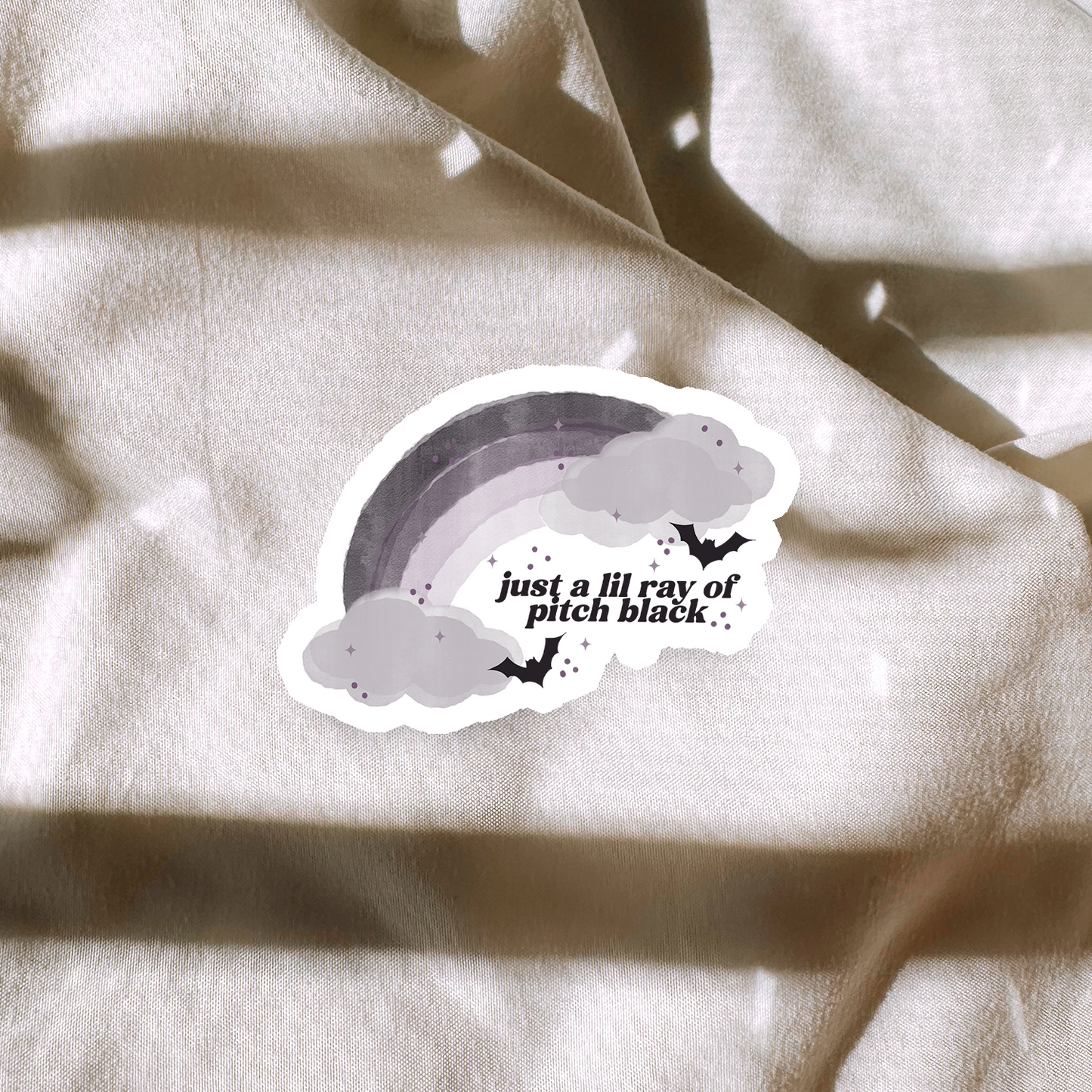 Just A Lil Ray Of Pitch Black Sticker