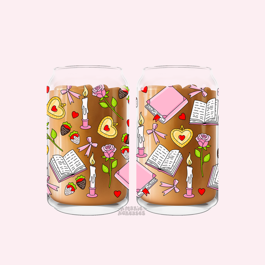 Romance Book Club Glass Cup