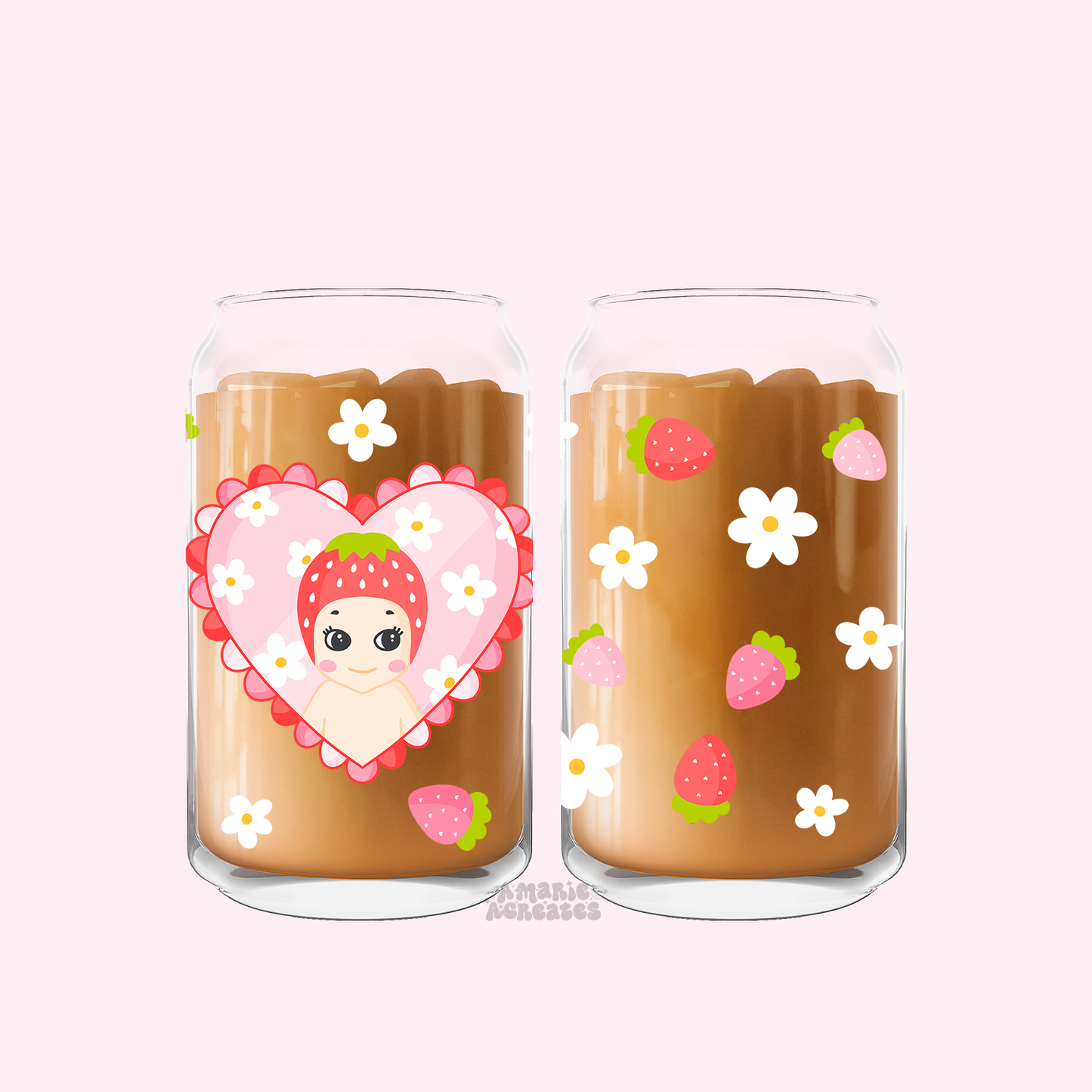 Sonny Strawberry Baby Glass Cup