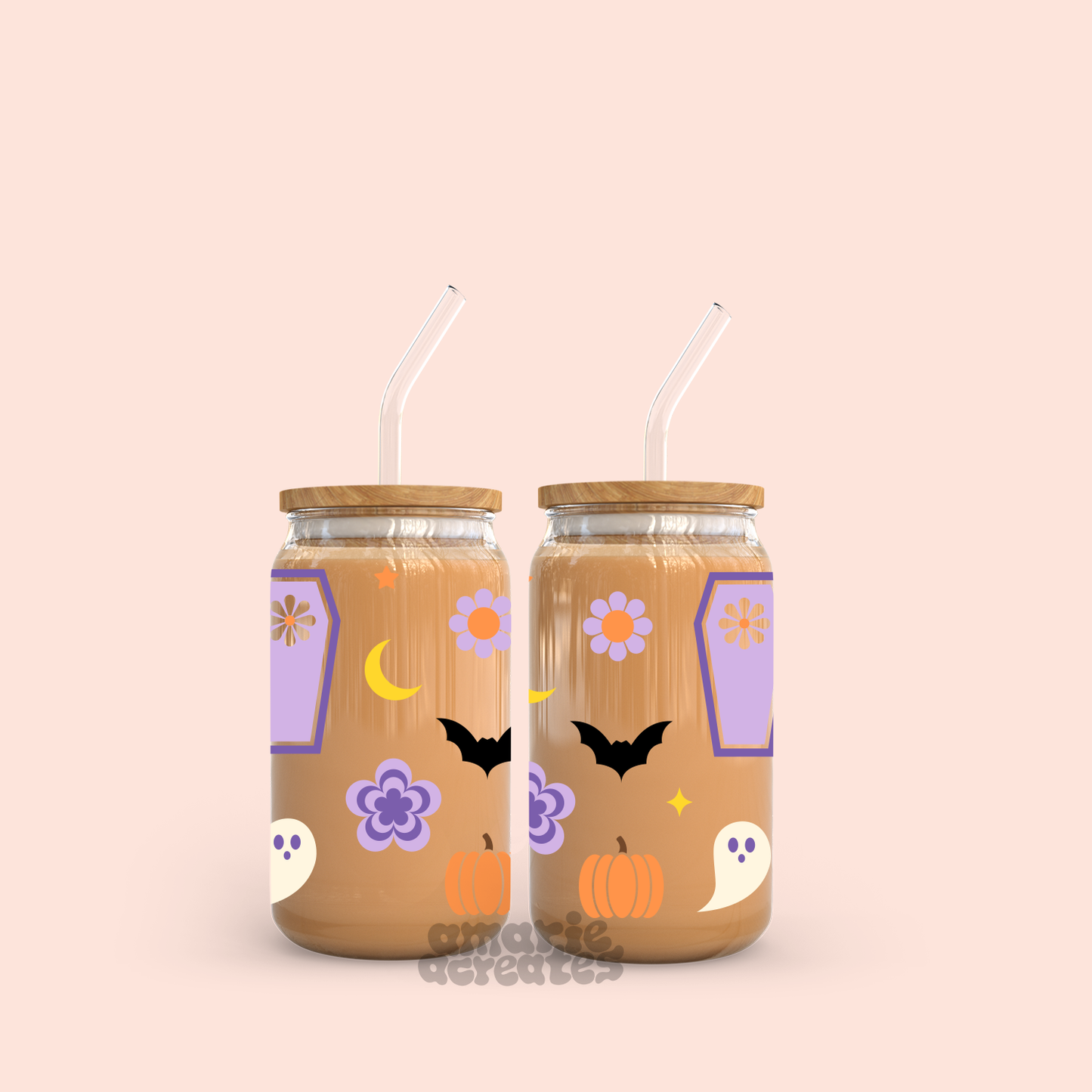 Spooky Cuties Glass Cup