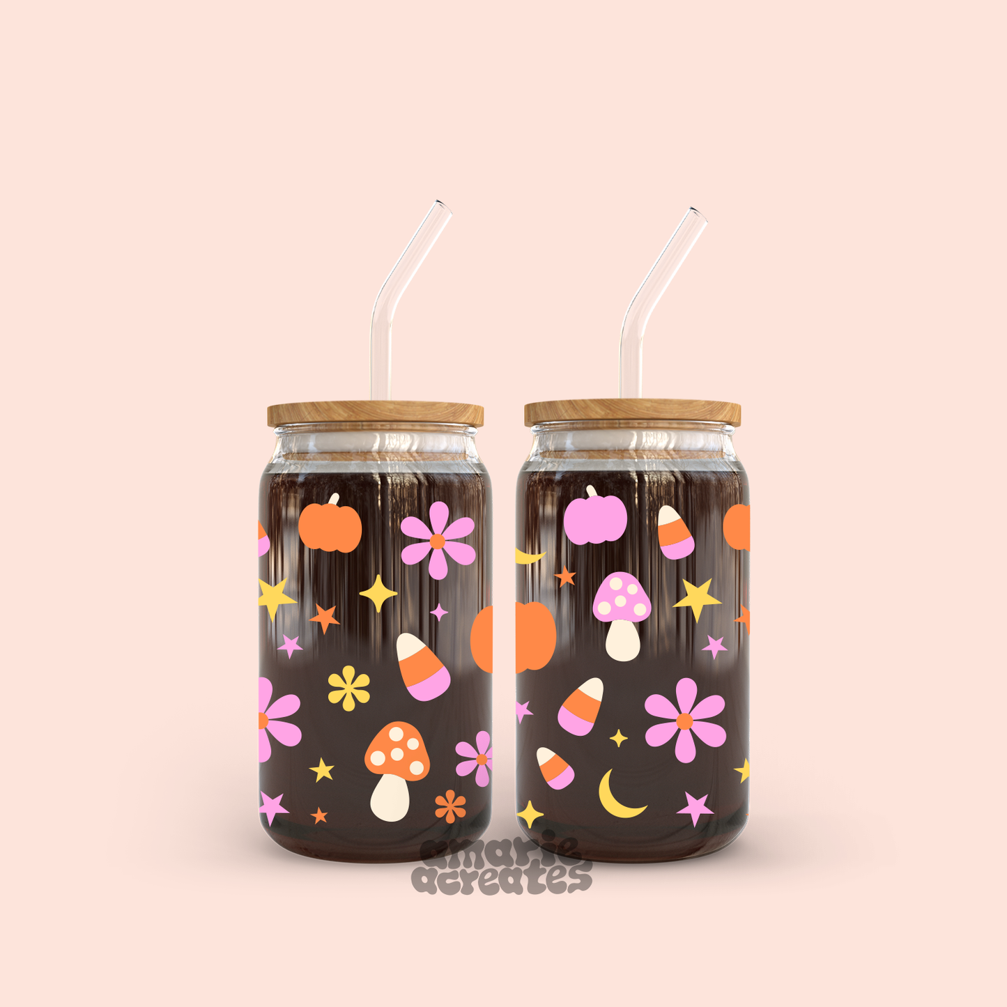 Spooky Sweets Glass Cup