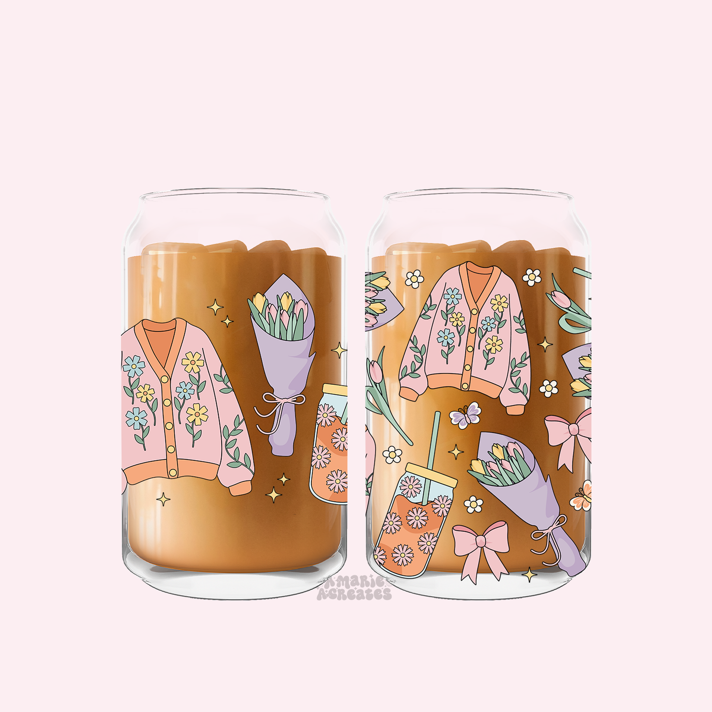Girly Spring Era Glass Cup