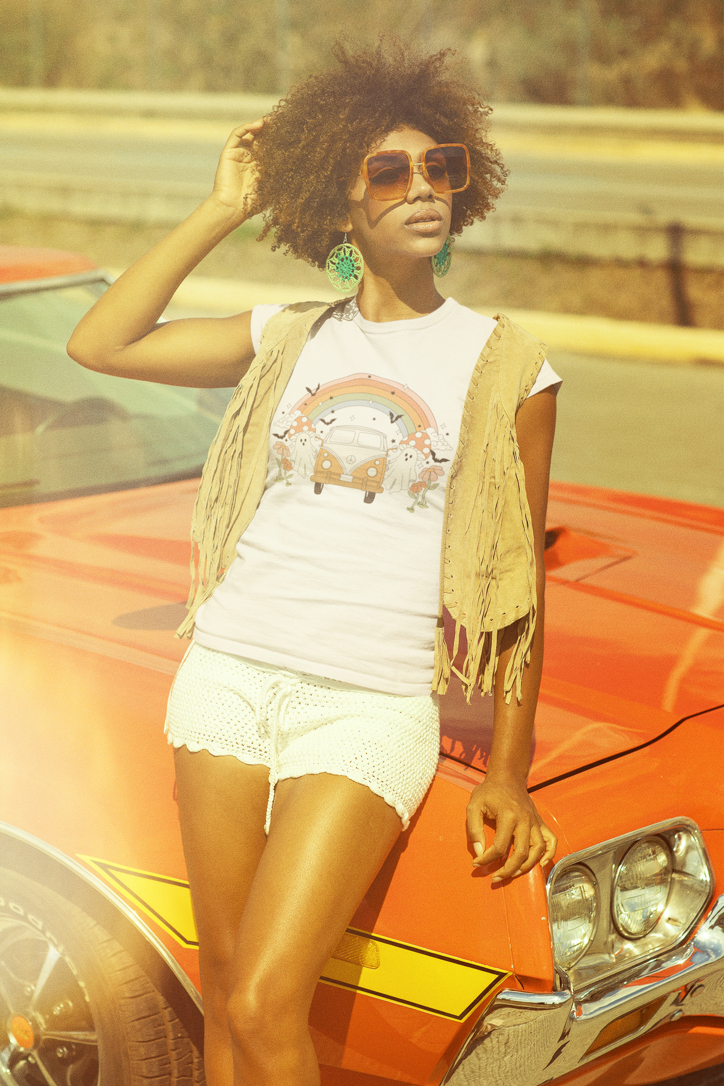Spooky Groovy Graphic Top