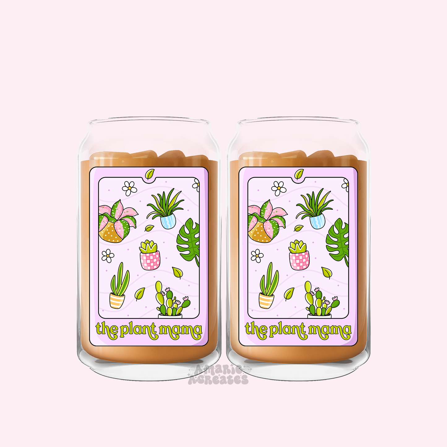 The Plant Mama Glass Cup