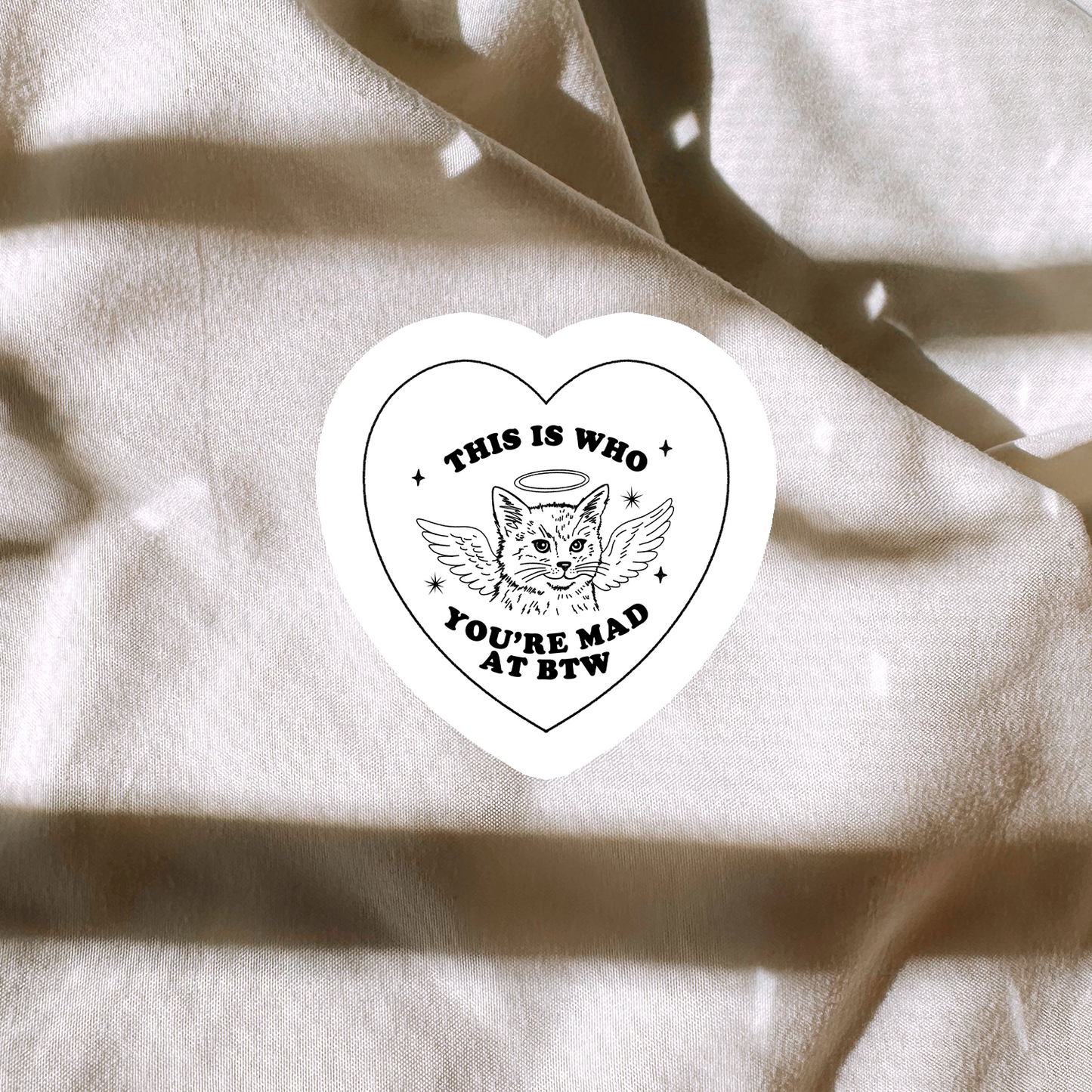 This Is Who You're Mad At Sticker