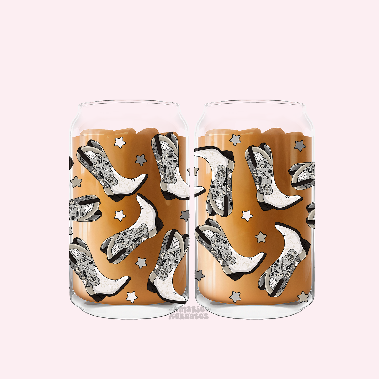 Tortured Cowgirl Wrap Glass Cup