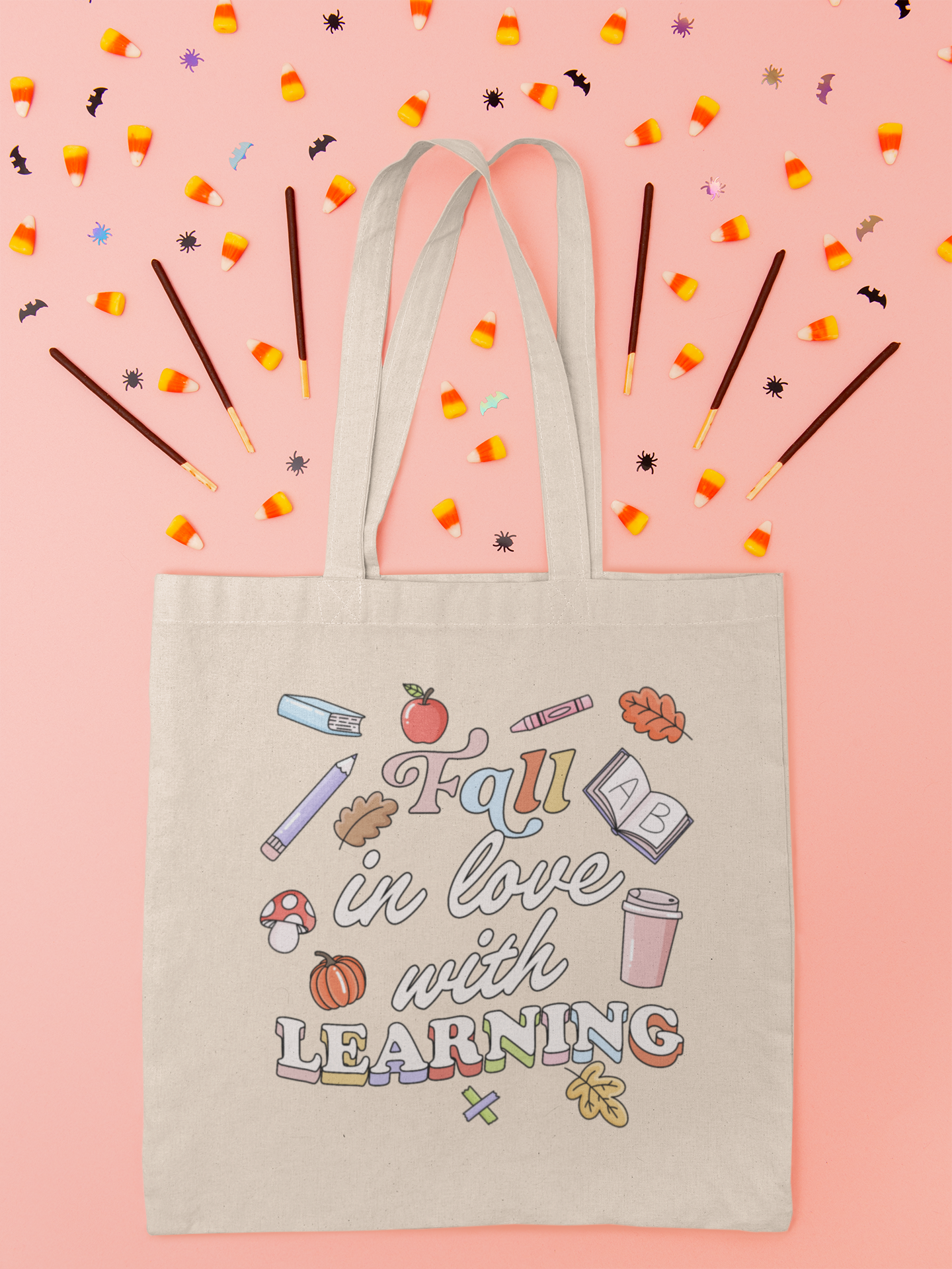 Fall In Love With Learning Tote Bag