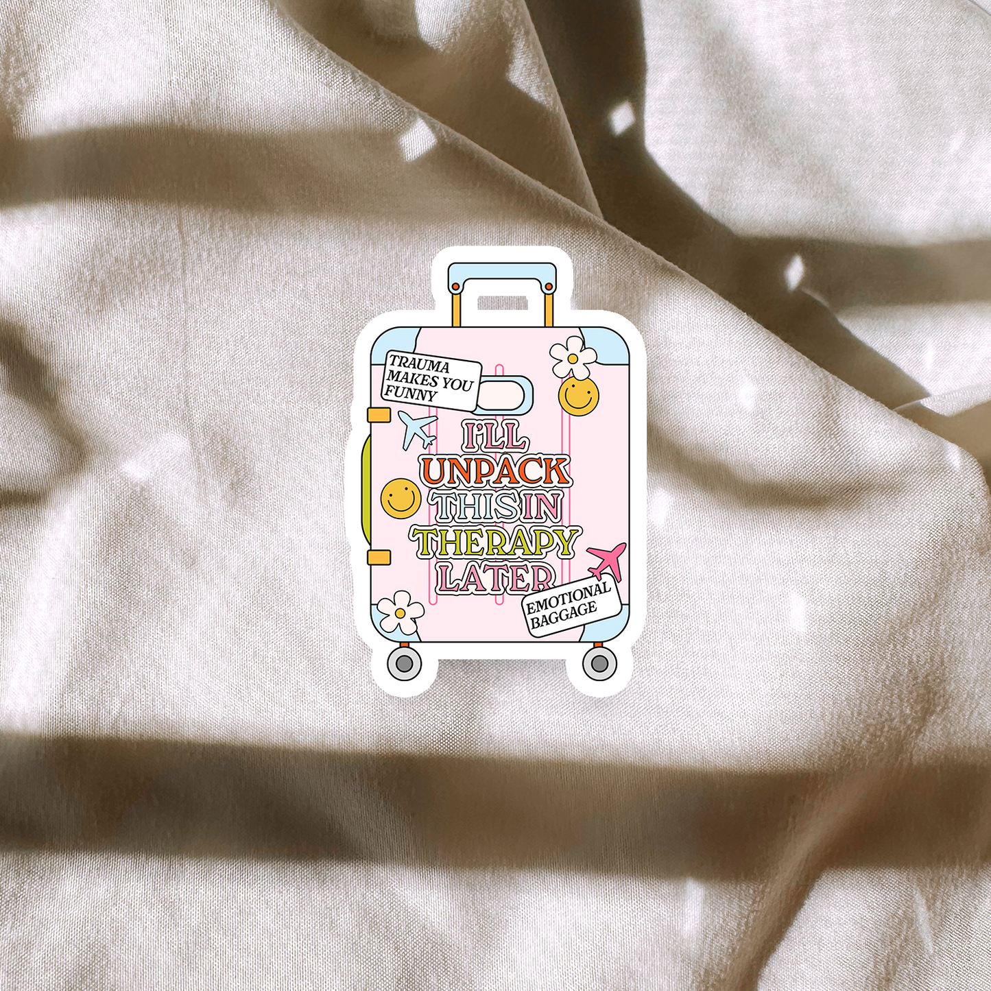 Unpack In Therapy Sticker