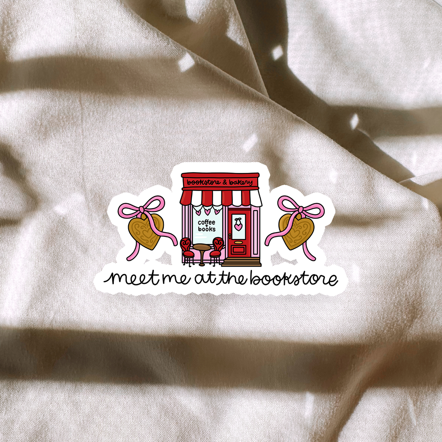 Valentines Bookstore Sticker