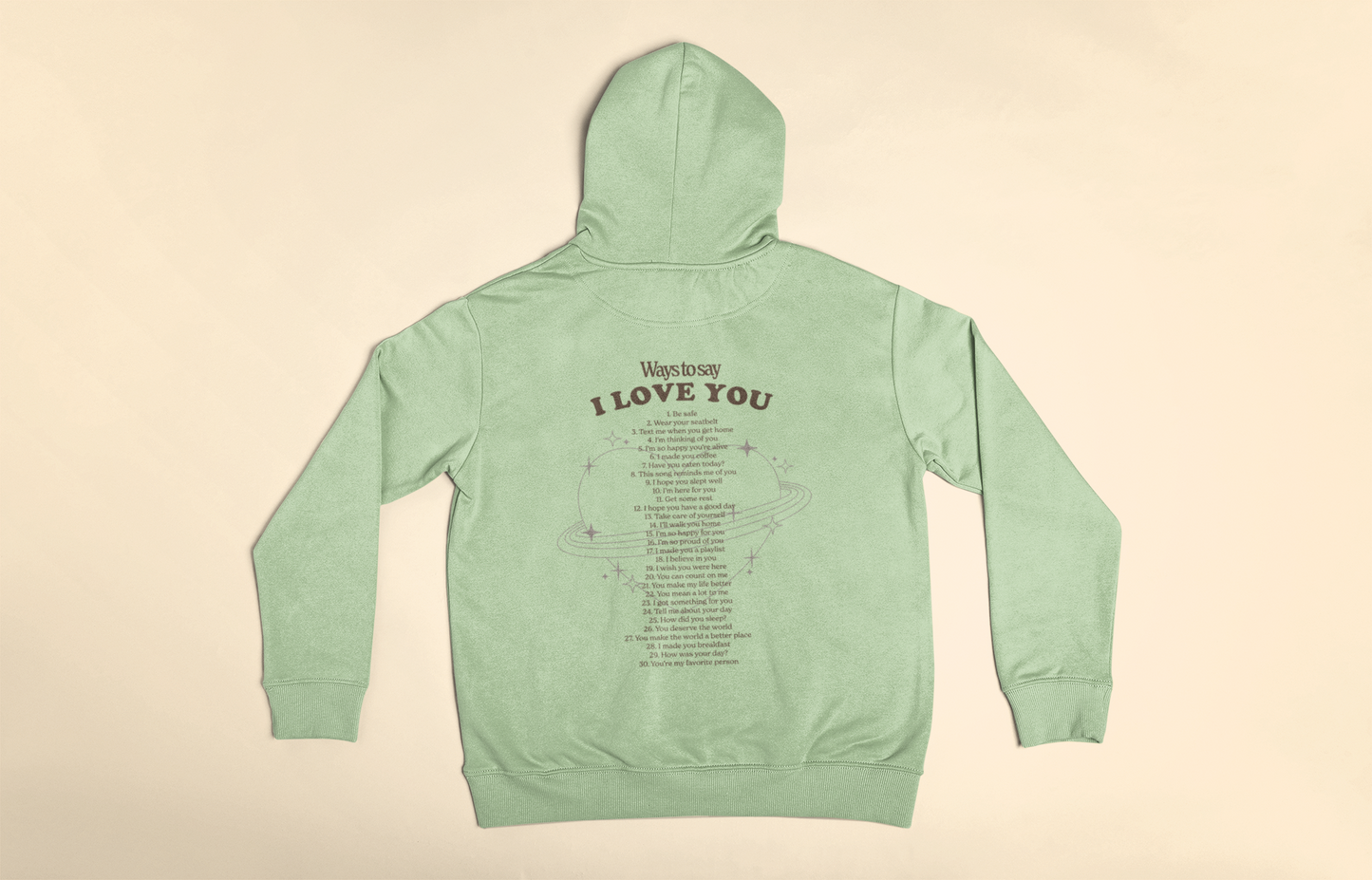 Ways To Say I Love You Graphic Top